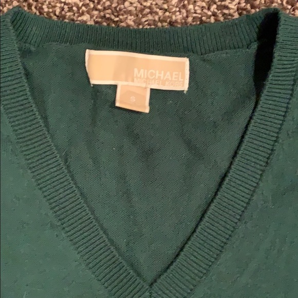 Green Michael Kors sweater. - Picture 4 of 5